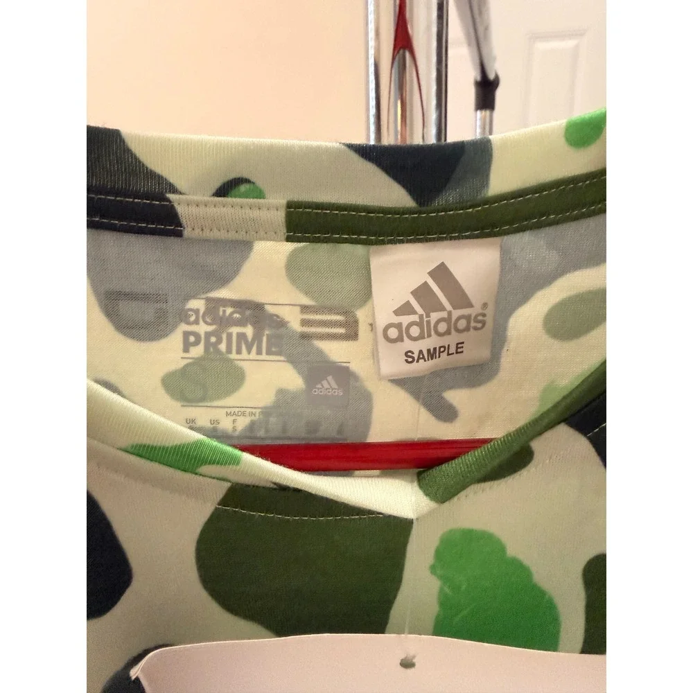 Adidas Prime NERD Camo T-Shirt Mens Aero Green Pharrell Sample FW17 DH1176